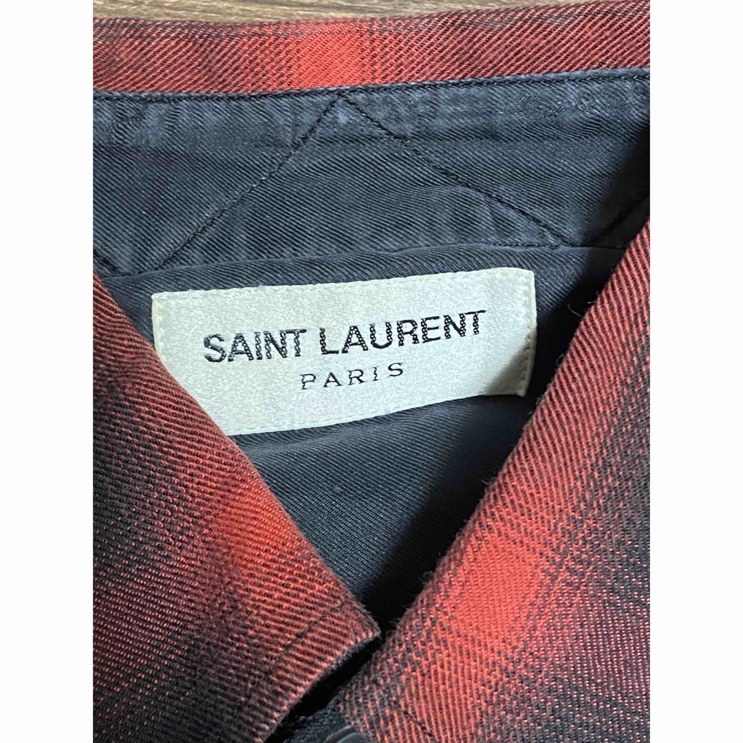 Saint Laurent サンローラン   13aw チェックシャツ 2