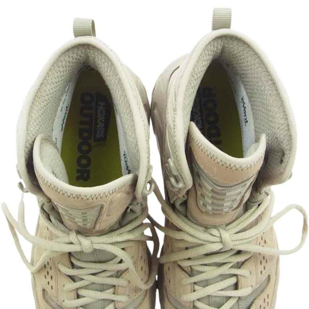 HOKA ONE ONE ホカ オネオネ スニーカー TOR ULTRA HI WP トゥ ウルトラ ハイ ウォーター プルーフ スニーカー ベージュ系 26cm