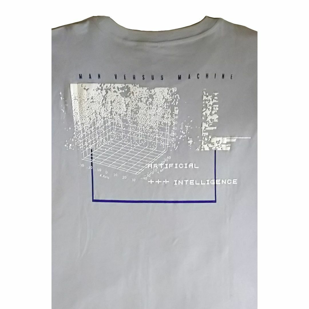 H&M(エイチアンドエム)のH&M DIVIDED Intelligence Tシャツ グレー 新品 メンズのトップス(Tシャツ/カットソー(半袖/袖なし))の商品写真