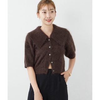 プラージュ(Plage)のplage kid mohair ショートスリーブカーディガン(カーディガン)