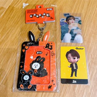 ビーティーイシビル(BT21)のPHOTO CARD KYE HOLDER BT21 RABBIT RJ&トレカ(アイドルグッズ)