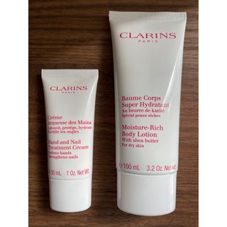 クラランス(CLARINS)の【CLARINSクラランス新品未使用】ハンド／ネイルクリーム＆ボディローション(ハンドクリーム)