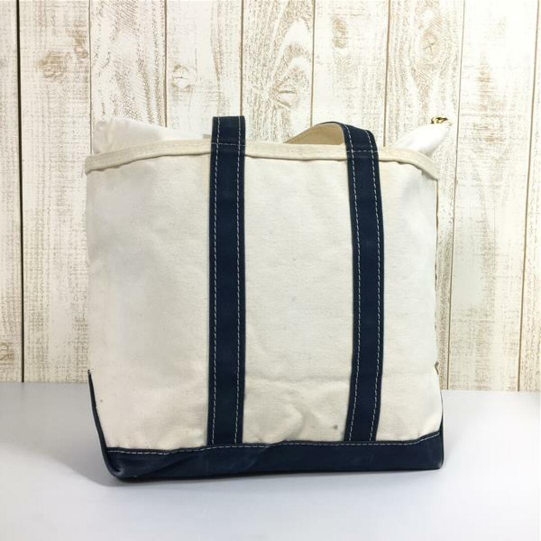 L.L.Bean(エルエルビーン)のエルエルビーン 1980s ボート アンド トート バッグ ジップトップ ミディアム Boat and Tote Zip Top Medium アメリカ製ツートンタグ 2色タグ ビンテージ 入手困難 LLBEAN Navy / Ivory ネイビー系 メンズのメンズ その他(その他)の商品写真