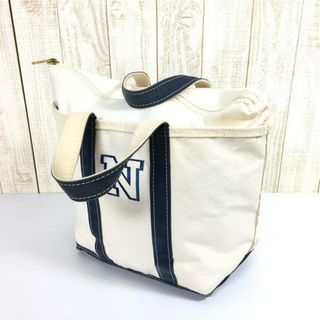 エルエルビーン(L.L.Bean)のエルエルビーン 1980s ボート アンド トート バッグ ジップトップ ミディアム Boat and Tote Zip Top Medium アメリカ製ツートンタグ 2色タグ ビンテージ 入手困難 LLBEAN Navy / Ivory ネイビー系(その他)