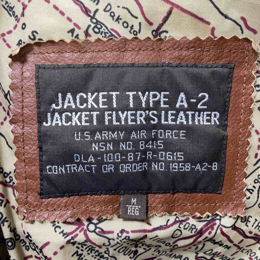【A-2フライトジャケット】 TYPE A-2 FLYER'S LEATHER