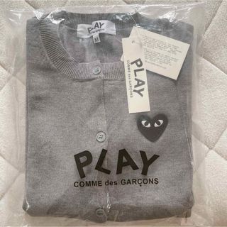 COMME des GARCONS - プレイ コムデギャルソン カーディガン グレー M