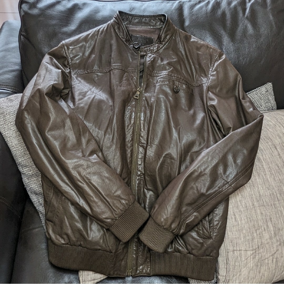 PRADA - 【美品】PRADA プラダ シングルライダース超軽量 【SIZE46】の