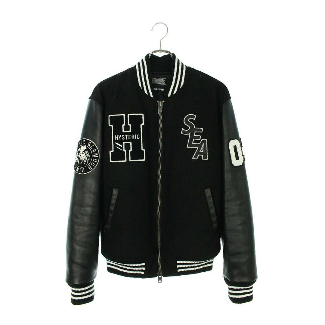 ウィンダンシー ×ヒステリックグラマー HYSTERIC GLAMOUR  WDS-HYS-3-01 ダブルネームスタジャンブルゾン メンズ M