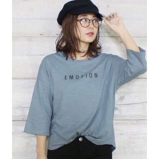 レカ(reca)のゆったりシルエット ロゴＴシャツ(Tシャツ(長袖/七分))