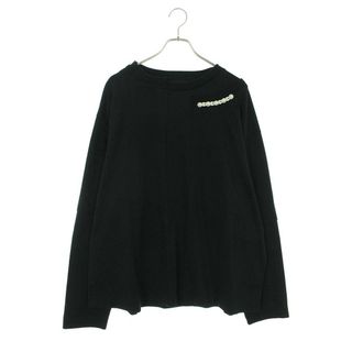 シモーネロシャ(Simone Rocha)のシモーネロシャ  23SS  5140B0562 パール装飾レイヤード長袖カットソー メンズ L(Tシャツ/カットソー(七分/長袖))