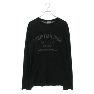 ディオール(Dior)のディオール  043J611A0589 アトリエロゴプリント長袖カットソー メンズ M(Tシャツ/カットソー(七分/長袖))