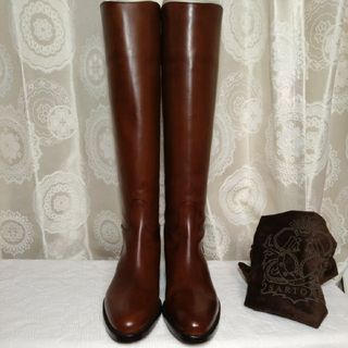 SARTORE - 新品 未使用 サルトルブーツ ロング ブラウン系 37の通販 by