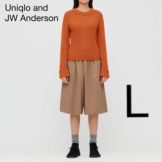 ユニクロ(UNIQLO)の【未使用】UNIQLO JWA イージーワイドクロップドパンツ（ブラウン）(クロップドパンツ)