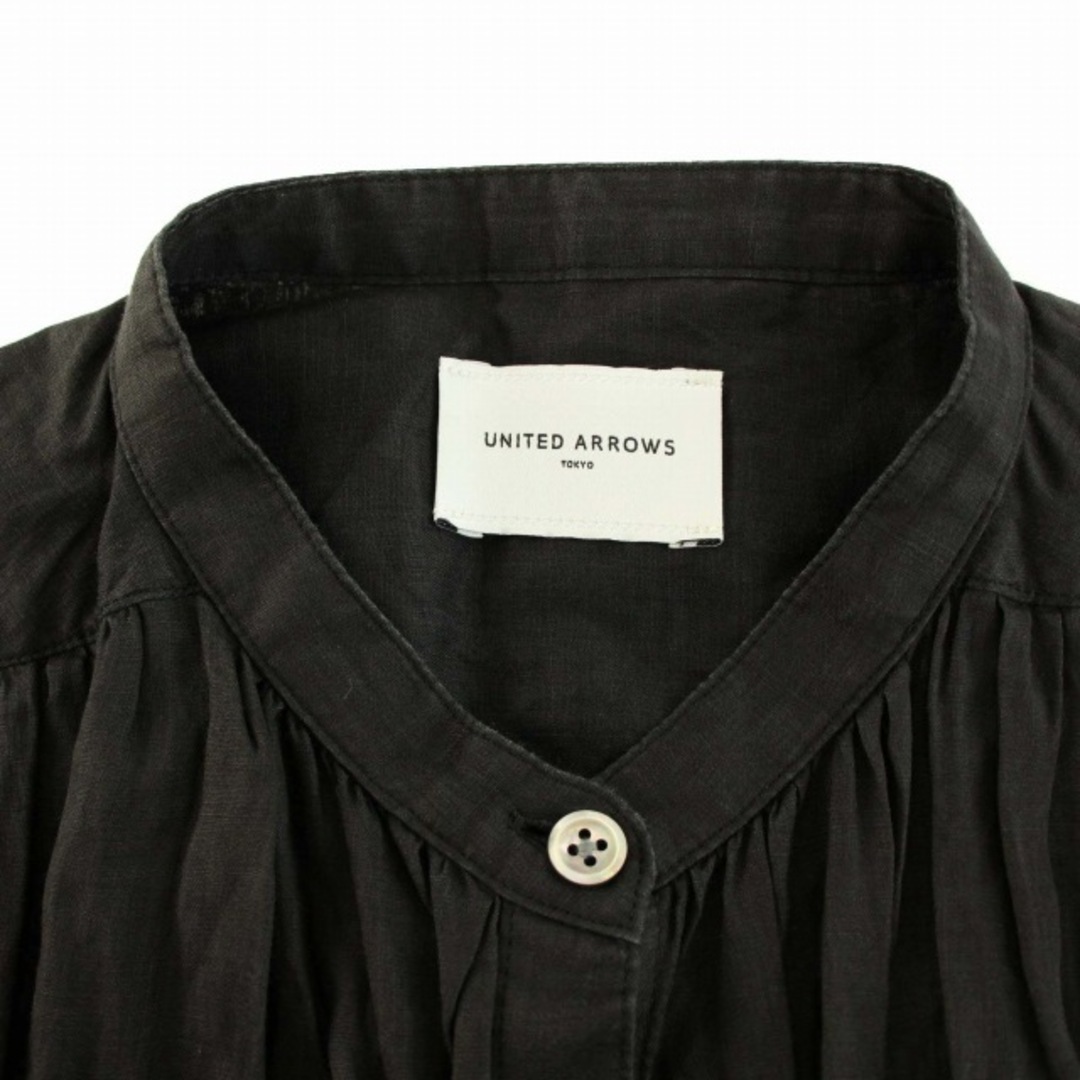 UNITED ARROWS   ユナイテッドアローズ シャツ ギャザー ノースリーブ