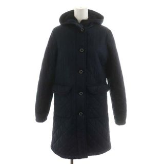 マッキントッシュ(MACKINTOSH)のマッキントッシュ キルティングコート ロング丈 フード ボア 36 XS 紺(その他)