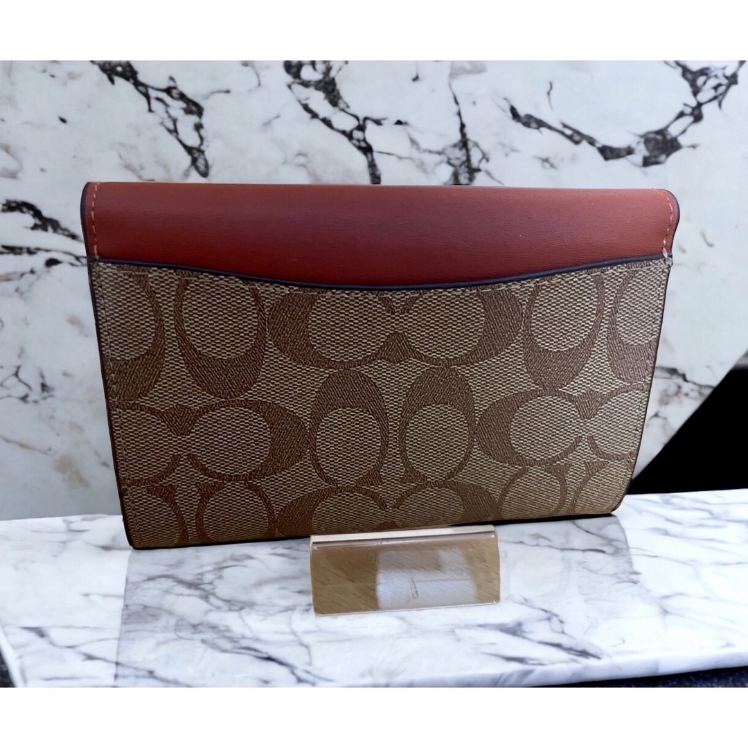 COACH - COACH シグネチャー 折り財布 コンパクトウォレット 未使用品