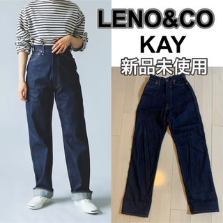 新品未使用】LENO&CO KAY ハイウエストジーンズの通販 by oo｜ラクマ