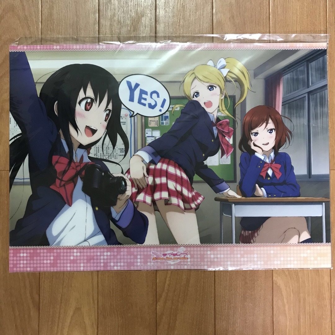 ラブライブ！スクールアイドルパラダイス　クリアポスター　A3サイズ エンタメ/ホビーのアニメグッズ(ポスター)の商品写真