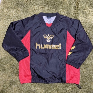 ヒュンメル(hummel)のヒュンメルhummel  中綿入りブルゾン　サッカー　キッズ140サイズ(ジャケット/上着)