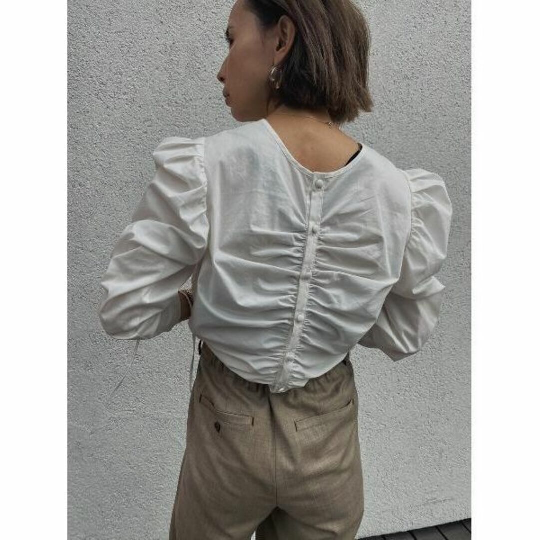 Ameri VINTAGE(アメリヴィンテージ)の新品 AMERI 2WAY LADY FISHBONE MINI BLOUSE レディースのトップス(シャツ/ブラウス(長袖/七分))の商品写真