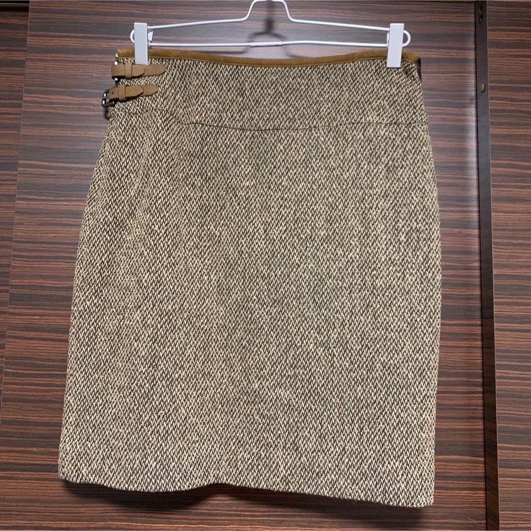 Ralph Lauren(ラルフローレン)の新品タグ付き　ローレンラルフローレン　ツイードニットスカート　サイズ2 レディースのスカート(ひざ丈スカート)の商品写真
