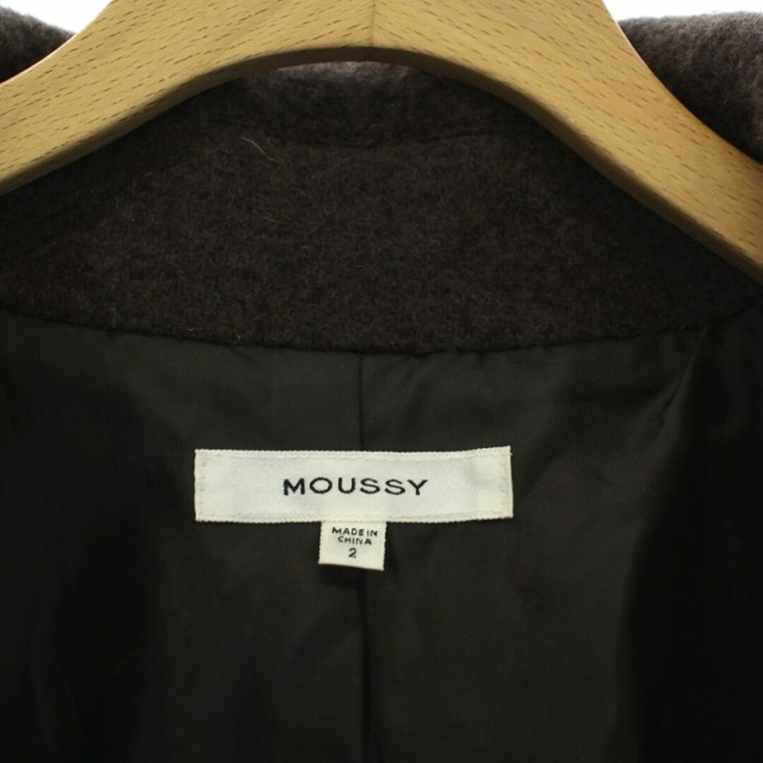 moussy - マウジー BACK TUCK MOSSER COAT ステンカラーコート 2 Mの ...