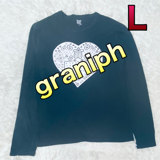 グラニフ(Design Tshirts Store graniph)のグラニフ メンズ 長袖Tシャツ Lサイズ(Tシャツ/カットソー(七分/長袖))