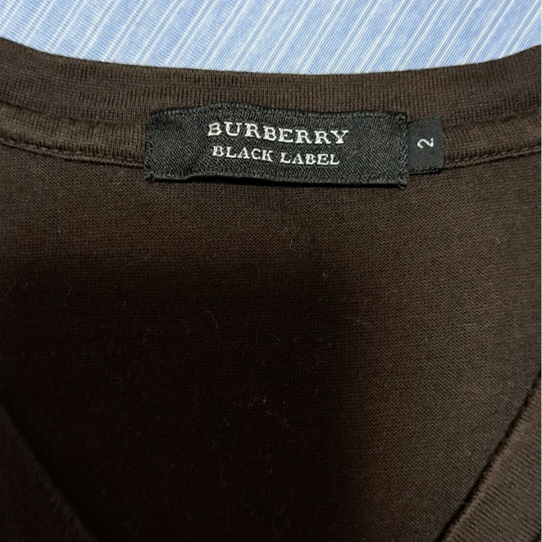BURBERRY BLACK LABEL(バーバリーブラックレーベル)のバーバリー　ブラックレーベル　Tシャツ　2 メンズのトップス(Tシャツ/カットソー(半袖/袖なし))の商品写真