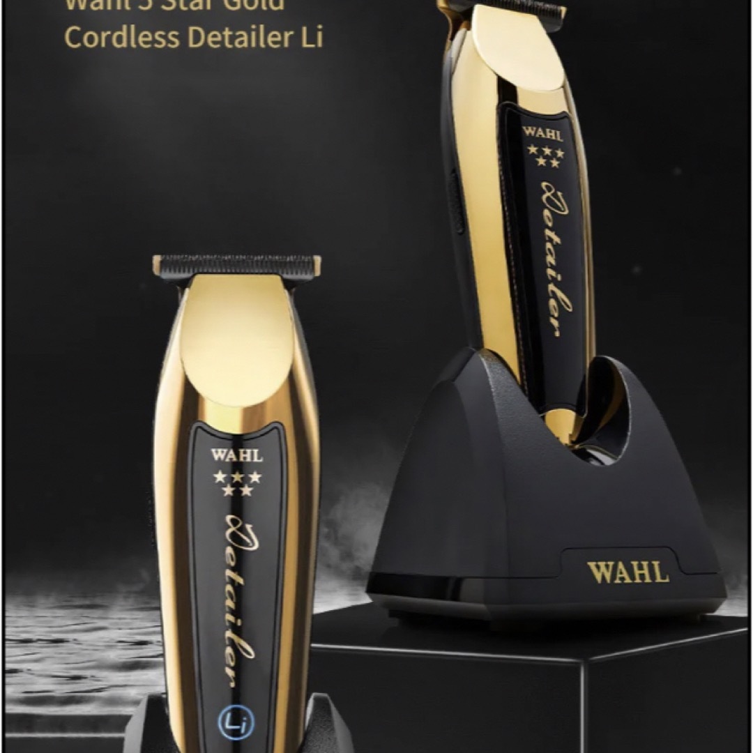 WAHL Cordless Detailer Li ゴールドコードレスバリカン-