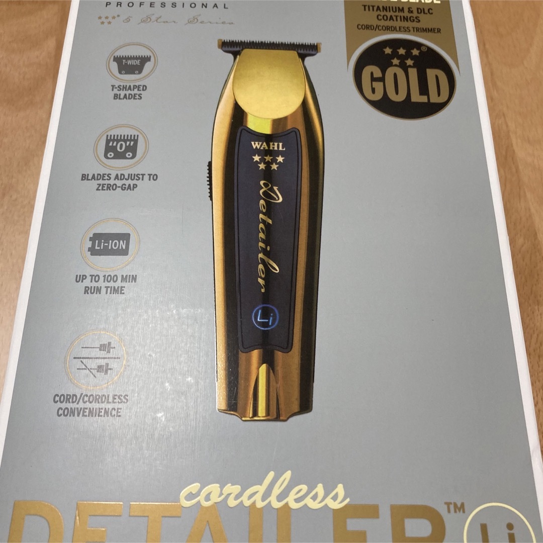 WAHL Cordless Detailer LiGold バリカン　シェーバー