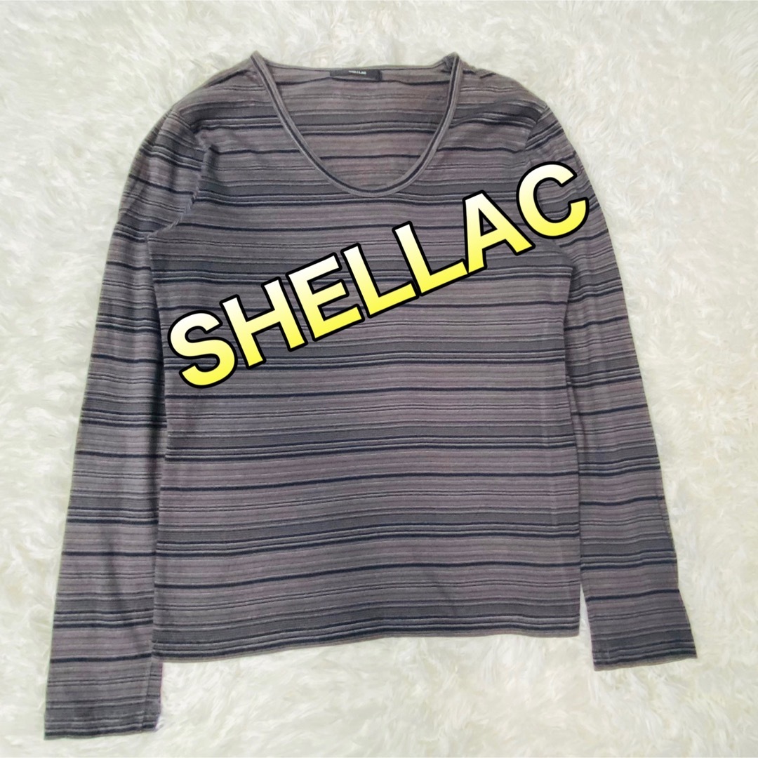 SHELLAC(シェラック)のシェラック メンズ 長袖Tシャツ Lサイズ メンズのトップス(Tシャツ/カットソー(七分/長袖))の商品写真