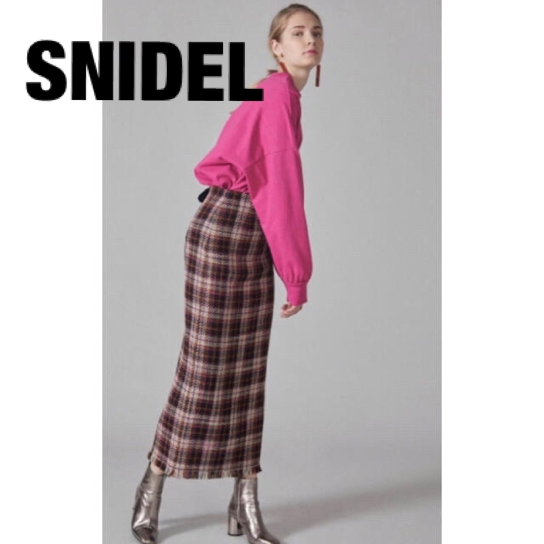 SNIDEL(スナイデル)のSNIDEL ウールロービング タイトスカート【スナイデル】 レディースのスカート(ロングスカート)の商品写真