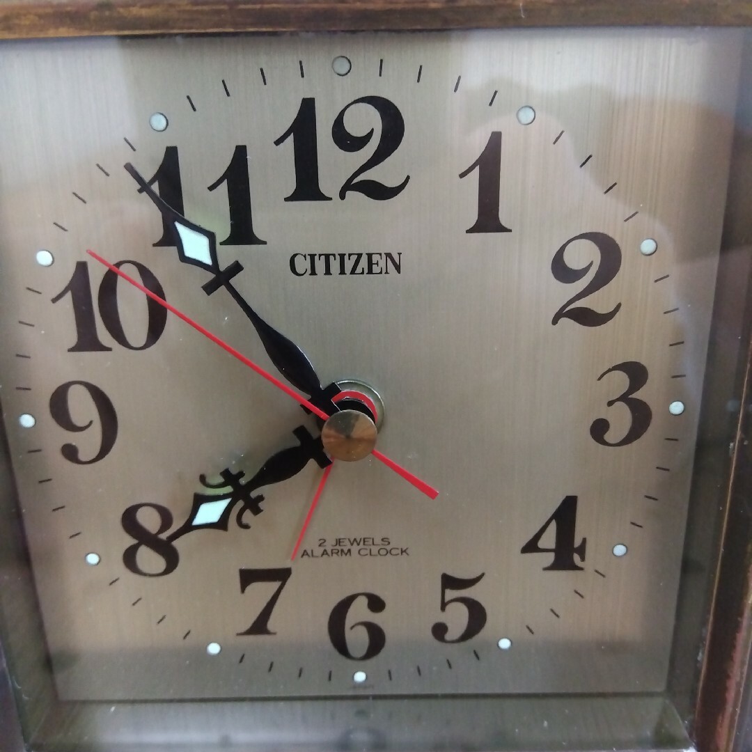 CITIZEN(シチズン)のアンティーク　シチズンゼンマイ置き時計 インテリア/住まい/日用品のインテリア小物(置時計)の商品写真