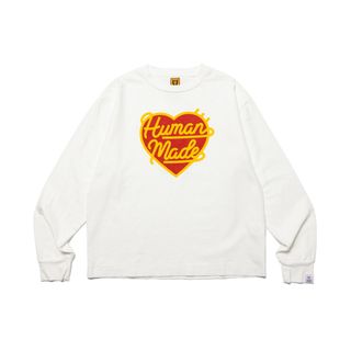 ヒューマンメイド(HUMAN MADE)のHUMAN MADE GRAPHIC L/S Tシャツ #4 ハート Sサイズ(Tシャツ(長袖/七分))