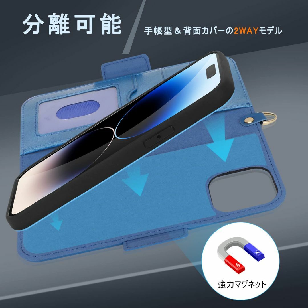 【色:ネイビー】Skycase iPhone 14 Pro Max ケース 6. 1