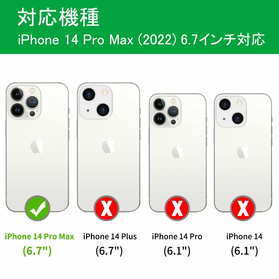 【色:ネイビー】Skycase iPhone 14 Pro Max ケース 6. 6