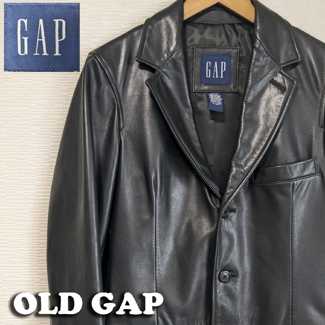 GAP - OLD GAP カウレザーテーラードジャケット（90〜00s）の通販 by