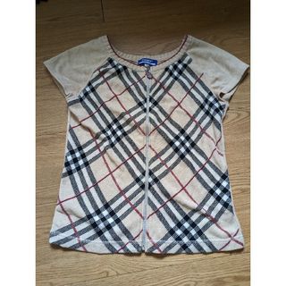 バーバリーブルーレーベル(BURBERRY BLUE LABEL)のバーバリー　ニットトップス(カットソー(半袖/袖なし))