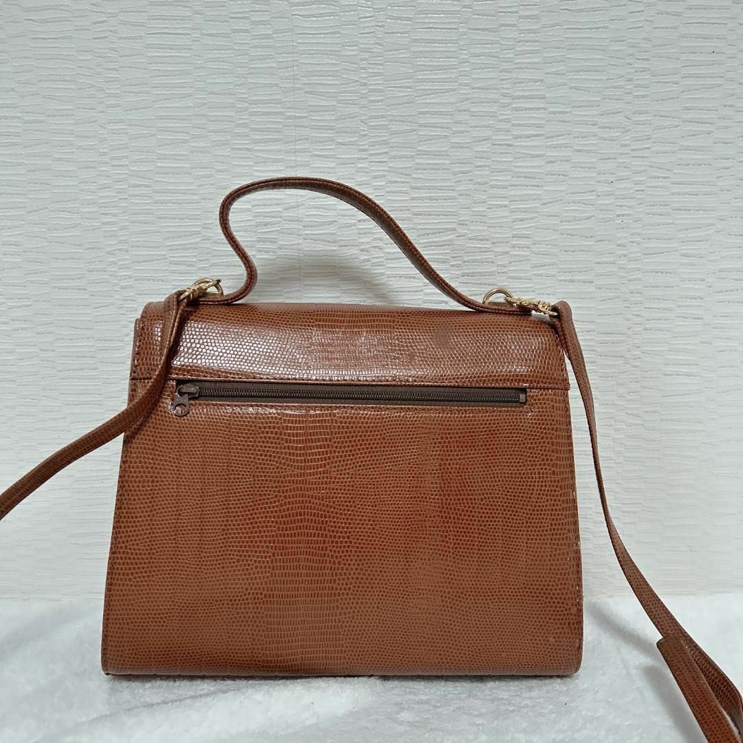 HIROKO KOSHINO(ヒロココシノ)のレア✨HIROKOKOSHINOコシノヒロコショルダーバッグハンドバッグブラウン レディースのバッグ(ショルダーバッグ)の商品写真
