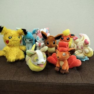 8個 ポケモン ぬいぐるみ SAN-EI 三英 ふーあーゆー？