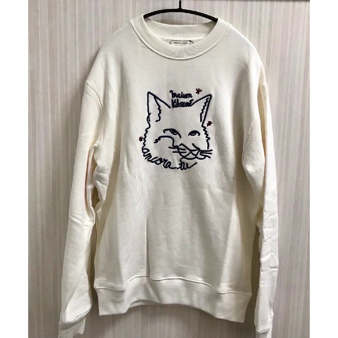 MAISON KITSUNE メゾンキツネ トレーナー スウェット 白  S