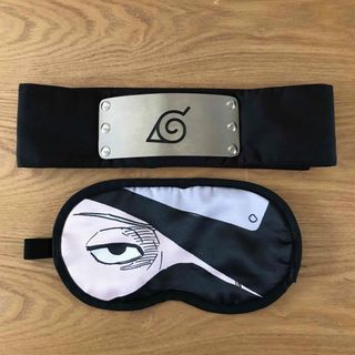 NARUTO ナルト 額当て カカシのアイマスク セット ハロウィン コスプレ(小道具)