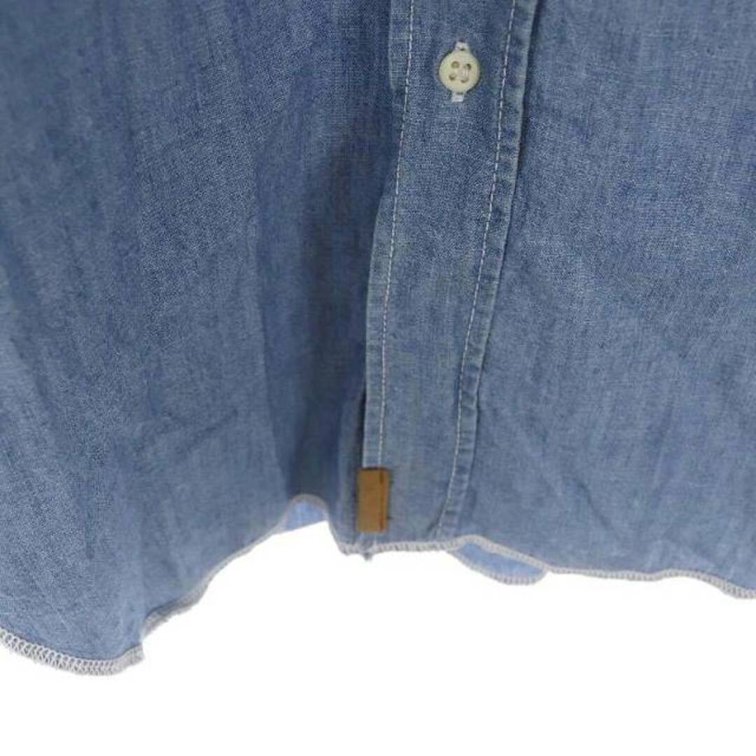 other(アザー)のノーウォス Chambray shirt デニムシャツ 長袖 青 ブルー ■OS レディースのトップス(シャツ/ブラウス(長袖/七分))の商品写真