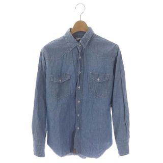 アザー(other)のノーウォス Chambray shirt デニムシャツ 長袖 青 ブルー ■OS(シャツ/ブラウス(長袖/七分))