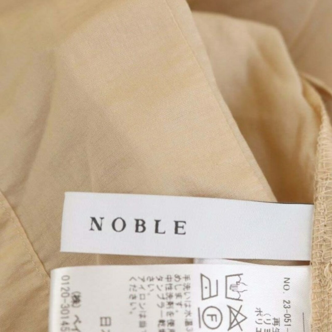 Noble - ノーブル 23SS シアーオーガンジーフロントギャザーブラウス