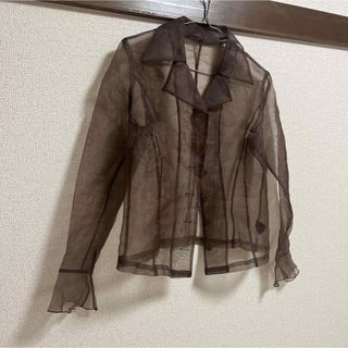 グリモワール(Grimoire)のvintage sheer shirt(シャツ/ブラウス(長袖/七分))