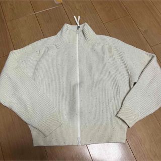 ブルネロクチネリ(BRUNELLO CUCINELLI)の美品　BRUNELLO CUCINELLI ジップアップ　カーディガン　ニット(カーディガン)