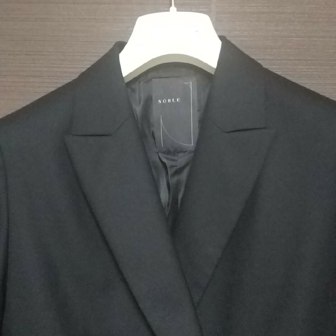 Noble - 美品 ノーブル ジャケット黒 38の通販 by きのみ|ノーブル