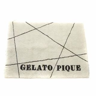 【新品未使用】ジェラピケ　gelatopique  ロゴ　ラグマット