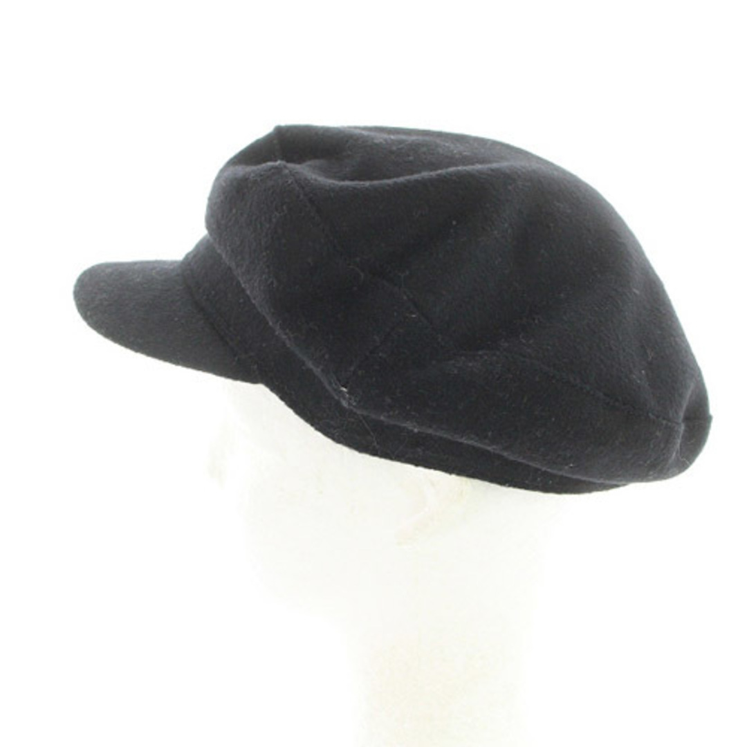 ロック&シーオーハッターズ 帽子 キャスケット ウール アルパカ混 57cm 黒